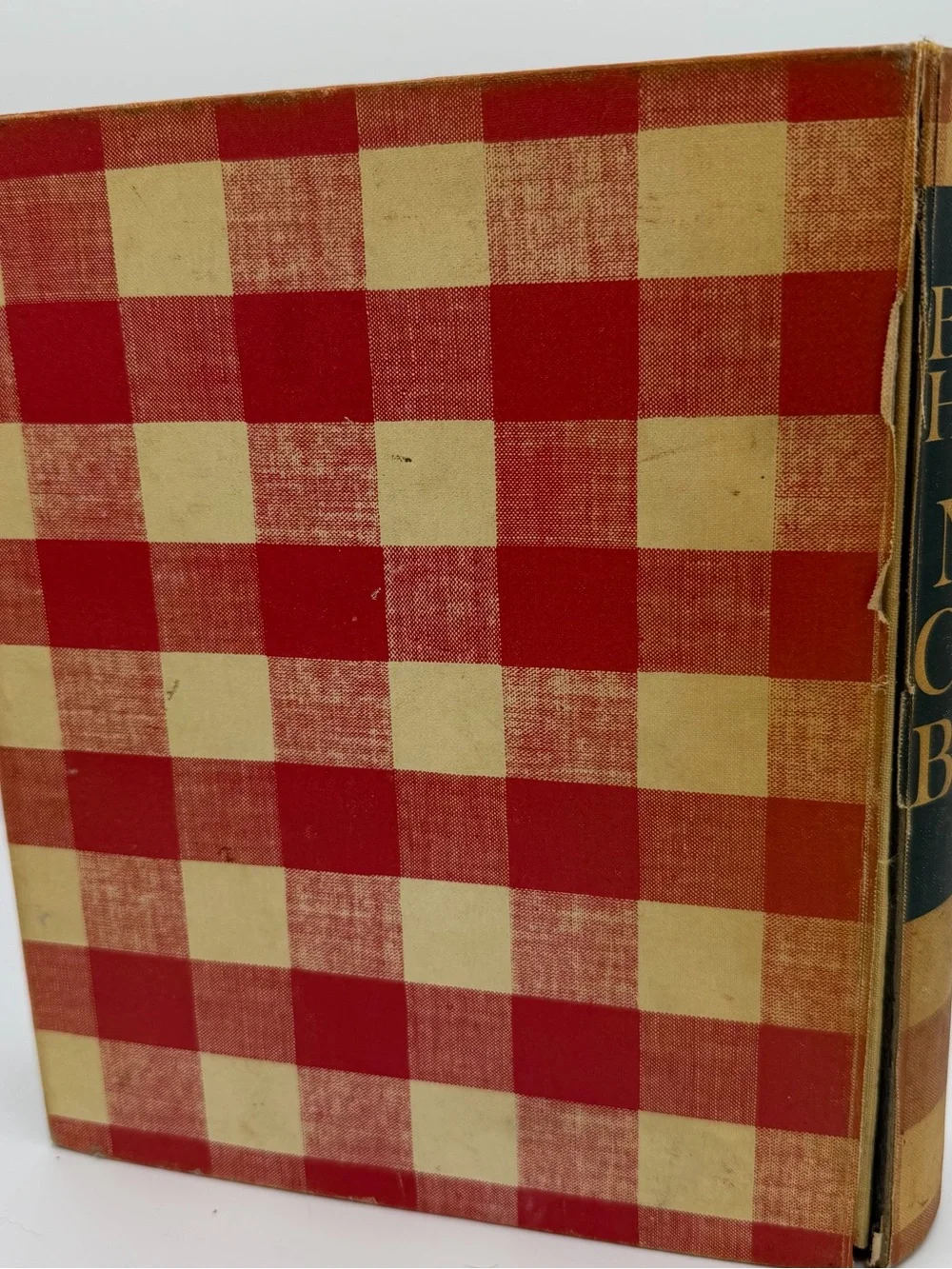 Vintage Better Homes & Gardens Red Plaid Cook Book 1960s Yellow Tabs